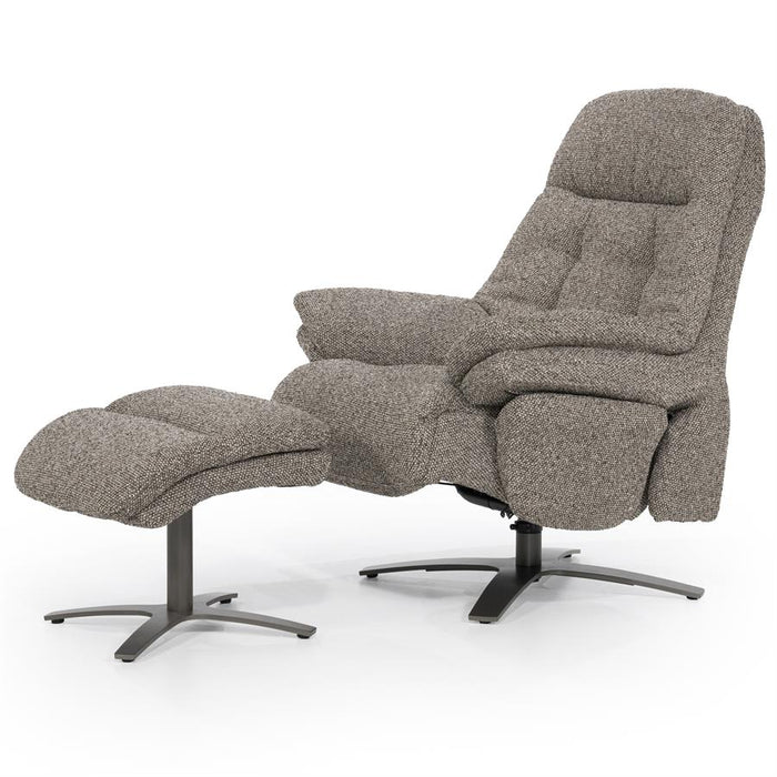 Fauteuil Caleb | Taupe Stof