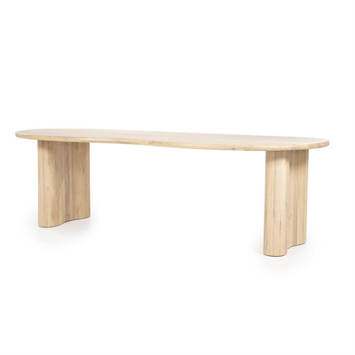 Eettafel Josh | Naturel Eikenhout | Organische Vorm