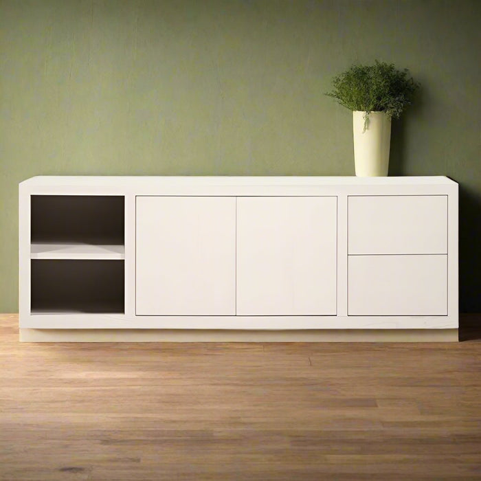 Dressoir Helsinki | Taupe Eikenhout