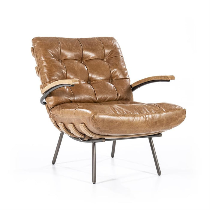 Fauteuil Bastiaan | Cognac Leer