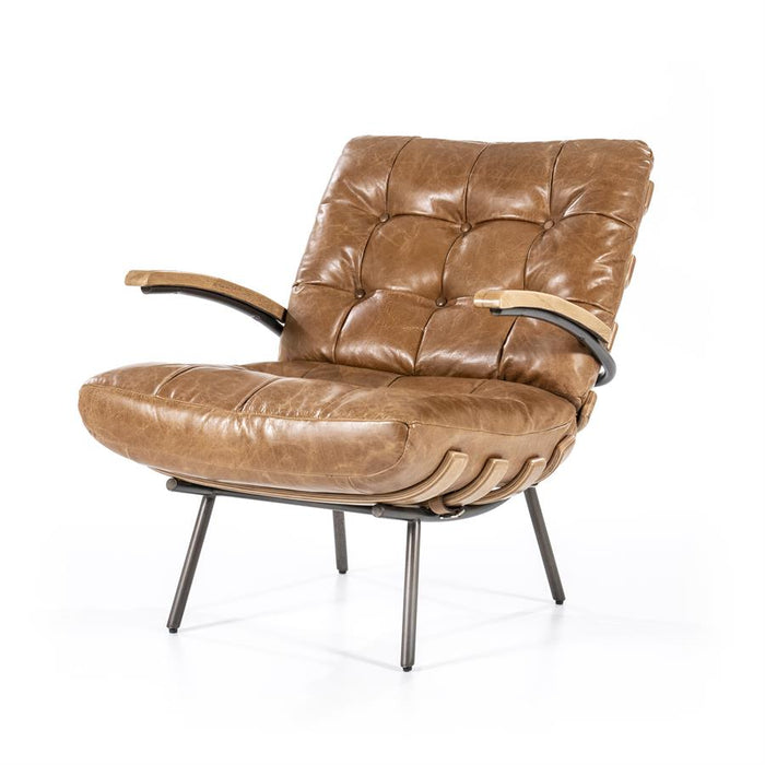 Fauteuil Bastiaan | Cognac Leer