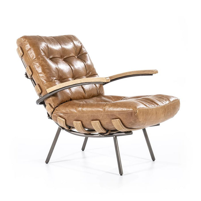 Fauteuil Bastiaan | Cognac Leer