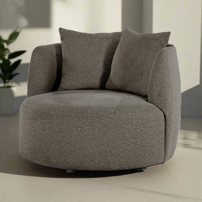 Fauteuil Louis | Bruin Stof