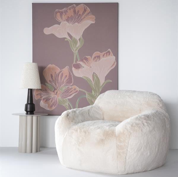 Fauteuil Hug | Beige Polyester