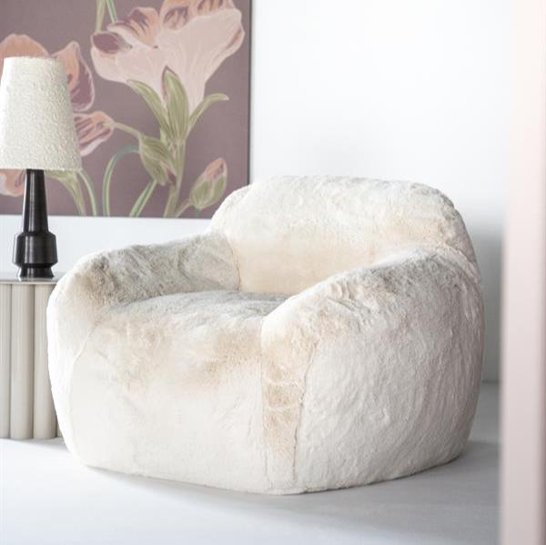 Fauteuil Hug | Beige Polyester