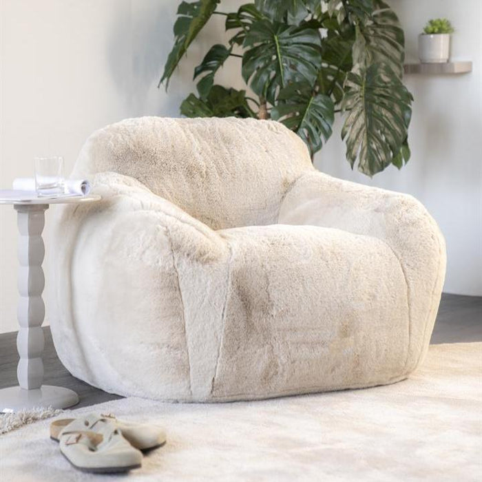 Fauteuil Hug | Beige Polyester