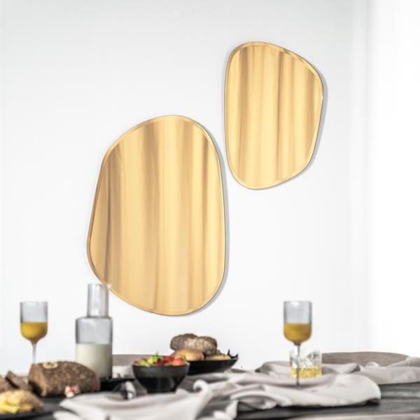 Spiegel Amber | Bruin Glas