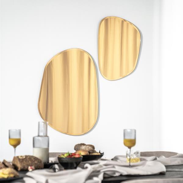 Spiegel Amber | Bruin Glas