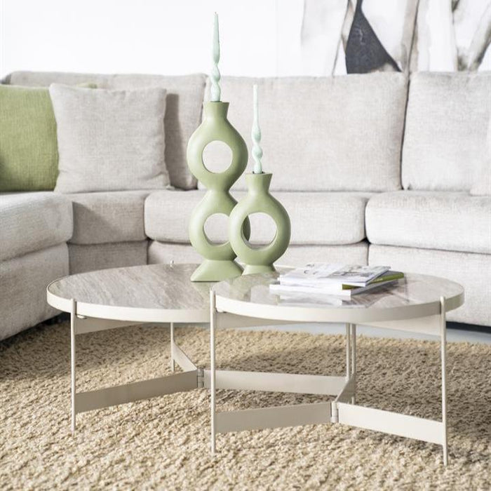 Salontafel Sib | Beige Marmer