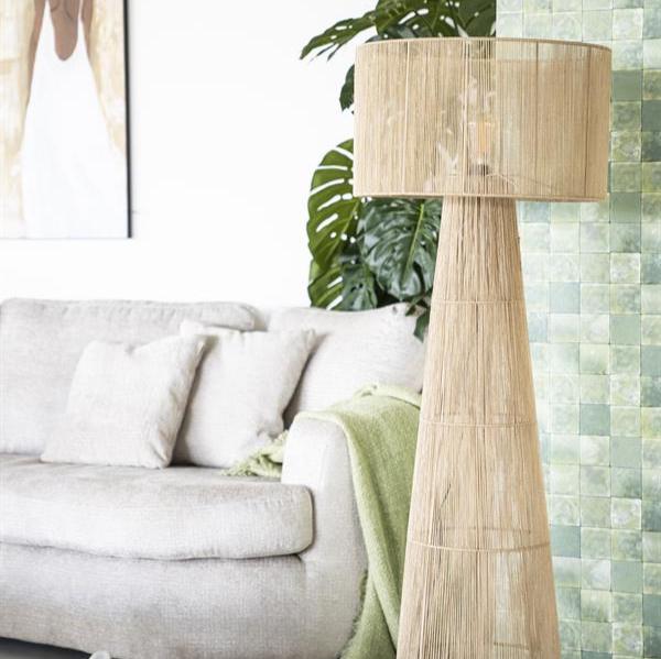 Vloerlamp Oshu  | Naturel Jute