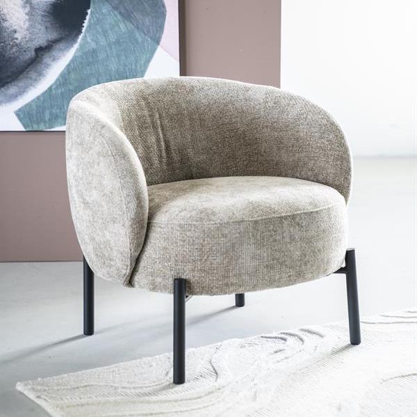 Fauteuil Oasis | Taupe Stof