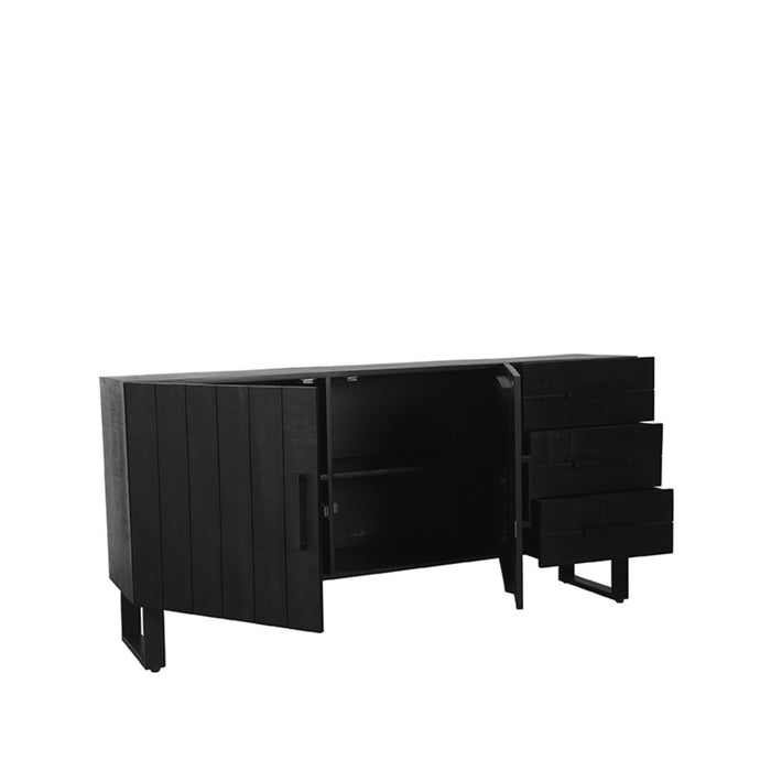 Dressoir Santos | Zwart Mangohout