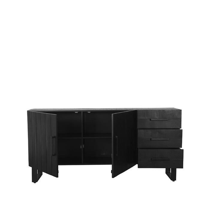 Dressoir Santos | Zwart Mangohout