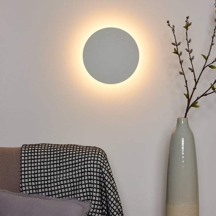 Wandlamp Eklyps LED | Ø 25 cm | 8W | Wit