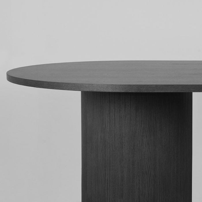 Eettafel Oliva | Ovaal | Zwart Eikenhout