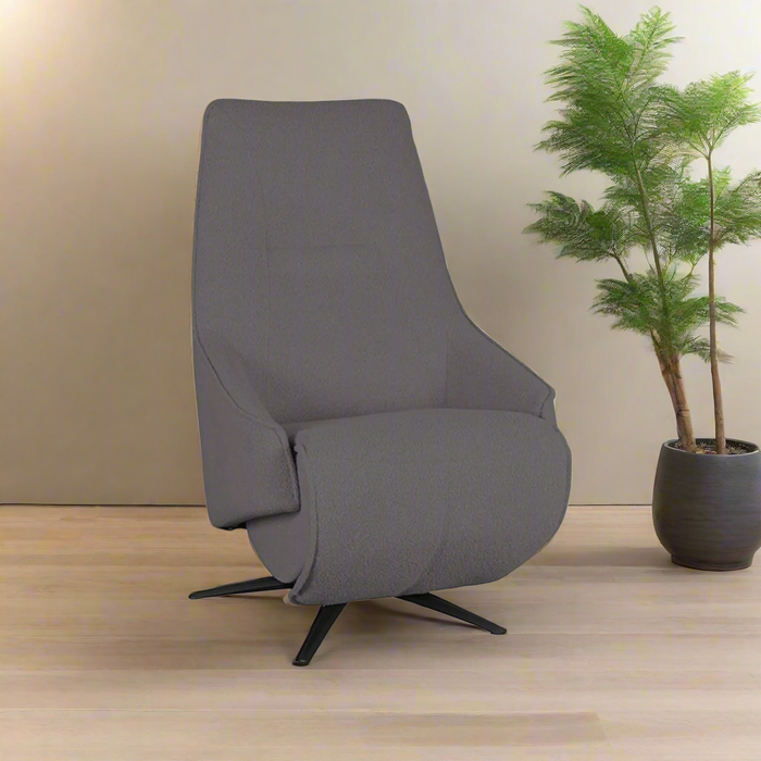 Elektrische Fauteuil Odense | Grijs Microvezel