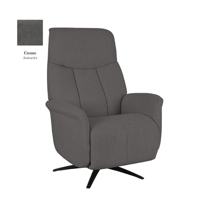 Elektrische Fauteuil Oslo | Grijs Microvezel