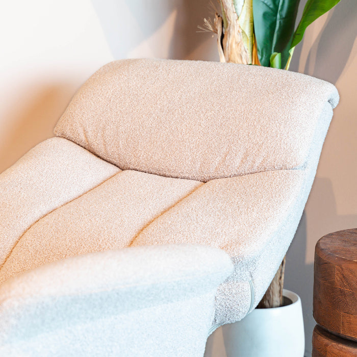 Elektrische Fauteuil Oslo | Naturel Bouclé