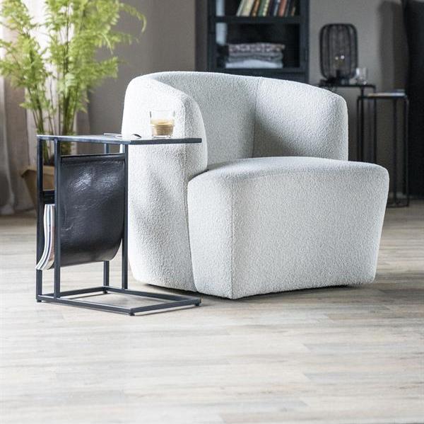 Fauteuil Charlotte | Wit Stof