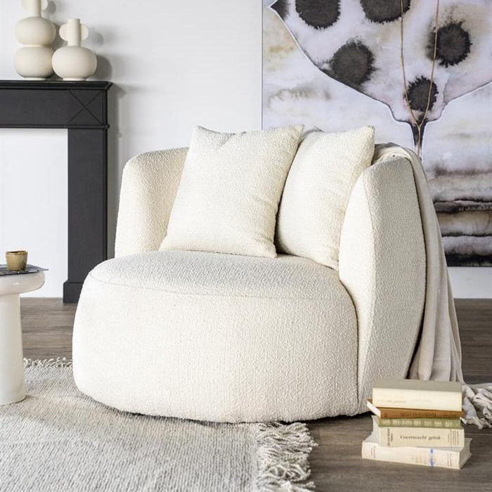 Fauteuil Louis | Beige Stof