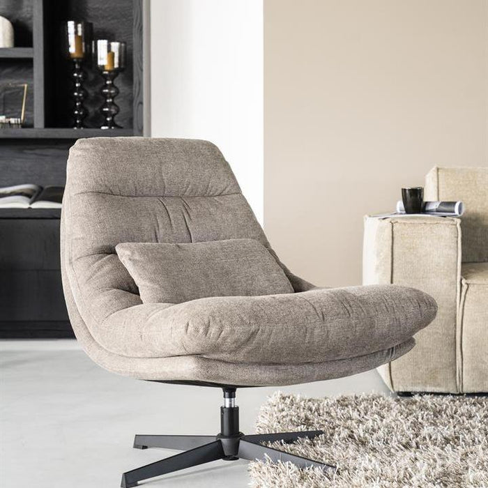 Fauteuil Cooper | Grijs Polyester