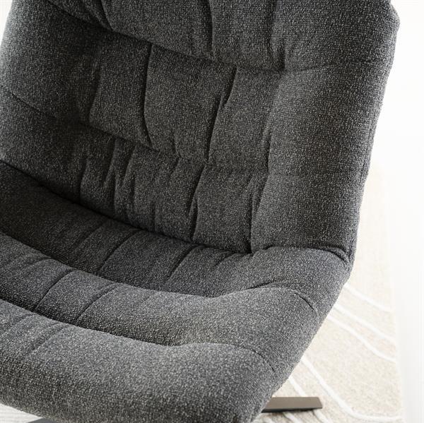 Fauteuil Danica | Grijs Polyester