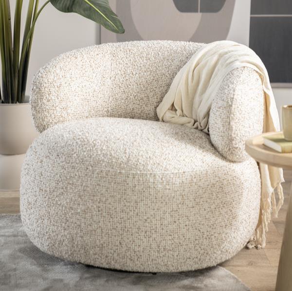 Fauteuil Maeve | Beige Stof