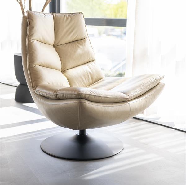 Fauteuil Sven | Beige Leer