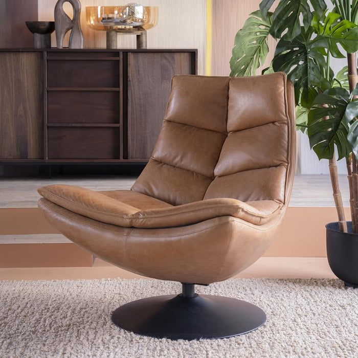 Fauteuil Sven | Bruin Leer