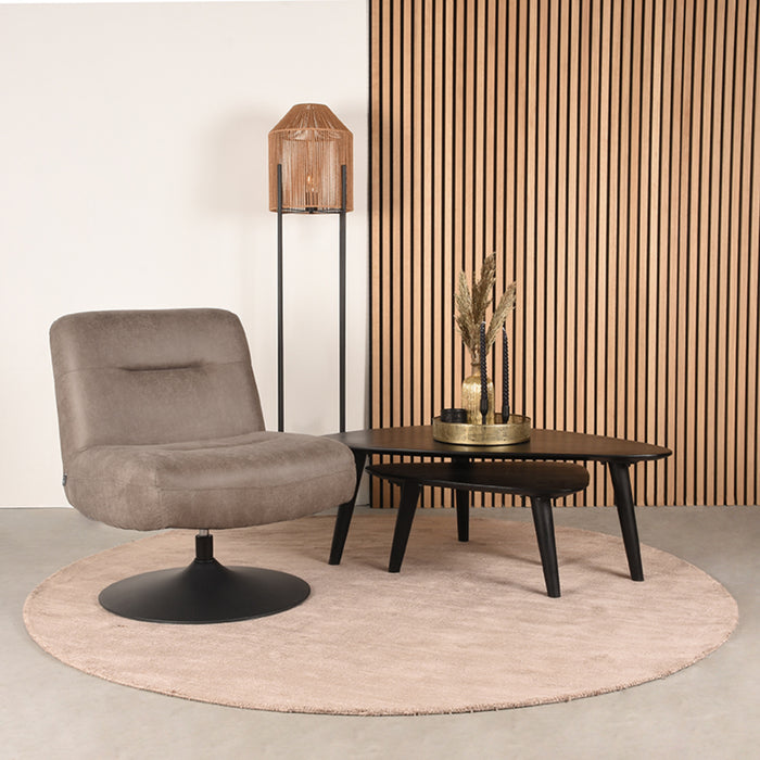 Fauteuil Eli | Taupe Microvezel