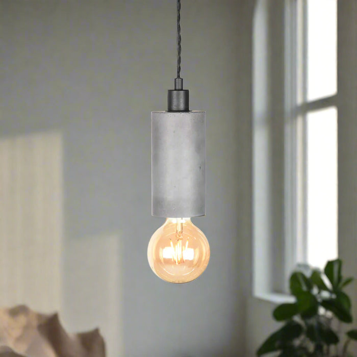 Hanglamp Fresco | 1 Lichts | Grijs Beton