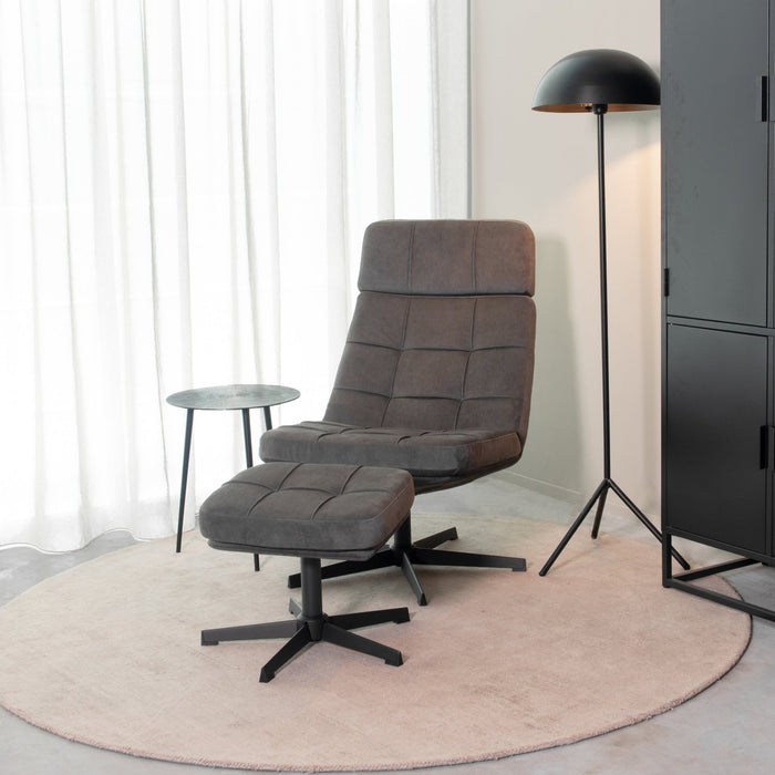 Draaifauteuil Alvar | Antraciet Cosmo