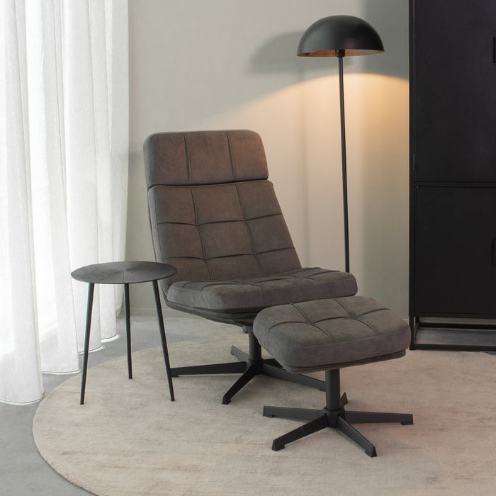 Draaifauteuil Alvar | Antraciet Cosmo