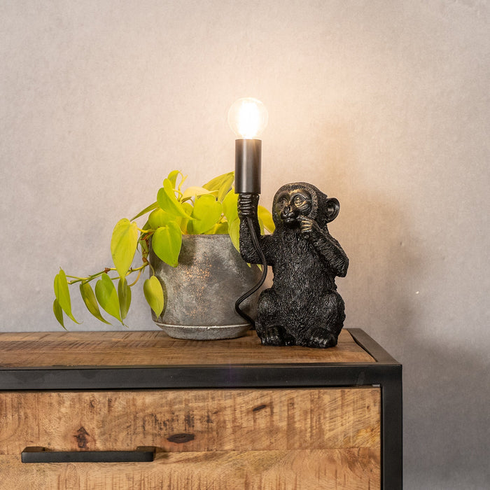 Tafellamp Monkey | Zwart 41,5