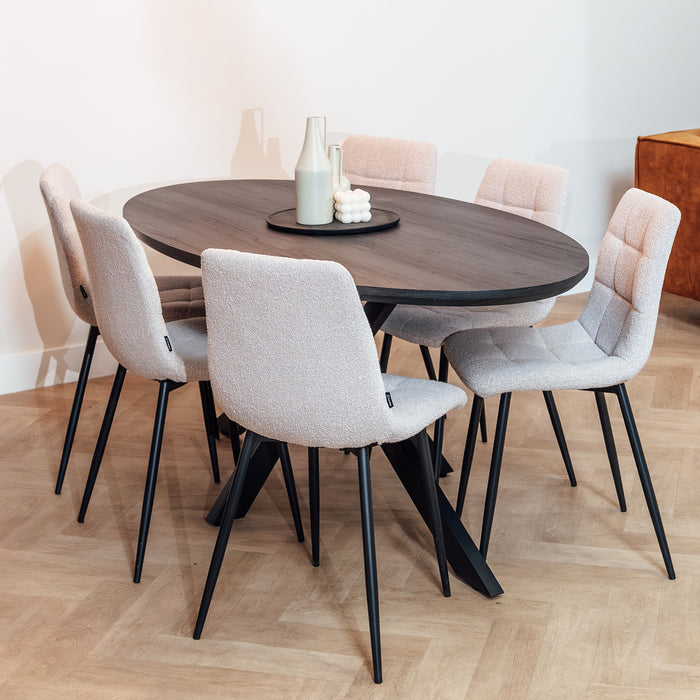 Eettafel Cody | Zwart