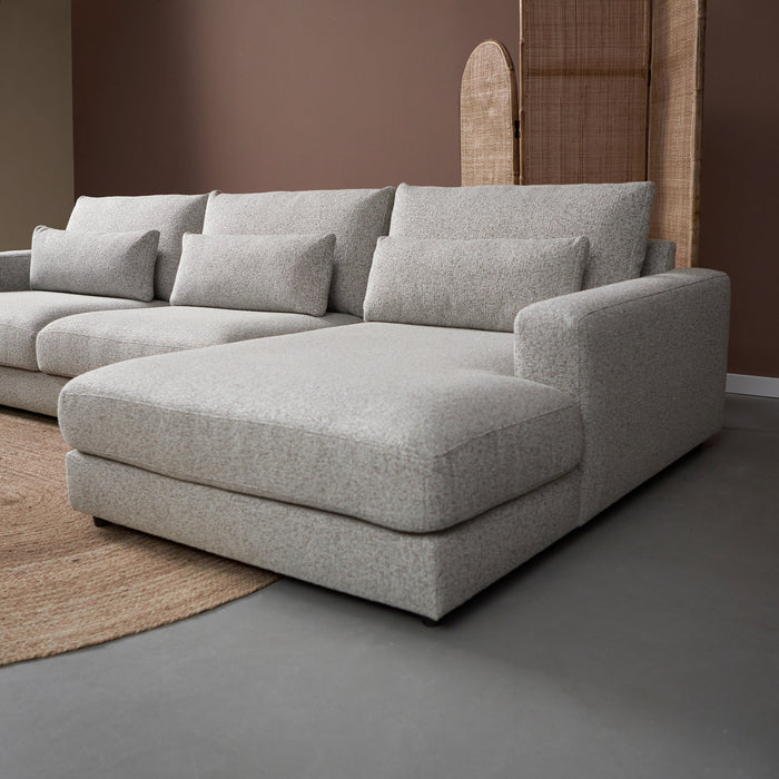 Hoekbank Como | Wit Puente | Chaise Lounge Recht