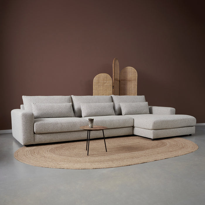 Hoekbank Como | Wit Puente | Chaise Lounge Recht