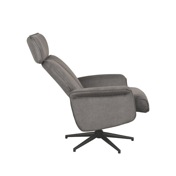 Relaxfauteuil Verdal | Grijs Micro Suede