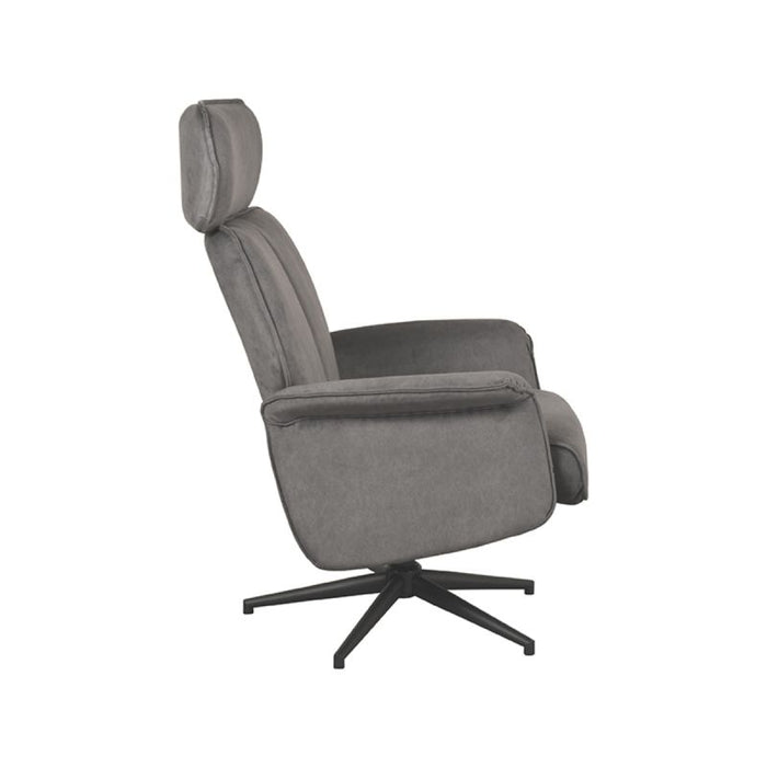 Relaxfauteuil Verdal | Grijs Micro Suede