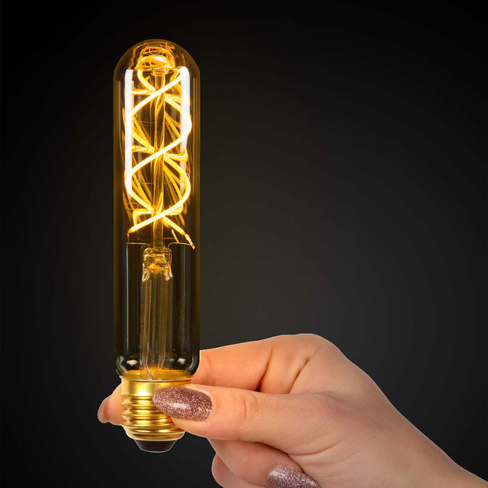 Lichtbron T32 | LED Dimbaar | Filament Bol Ø3 | Amberkleurig Glas
