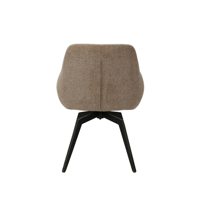 Eetkamerstoel Cas | Met Armleuning | 360° | Beige