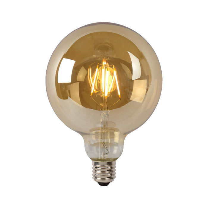 Lichtbron G125 | LED Dimbaar | E27 | Amber Glas