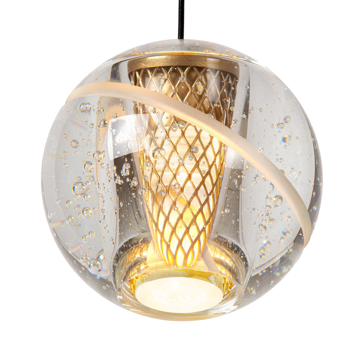 Hanglamp Dilenko | 5 hangend | Goud