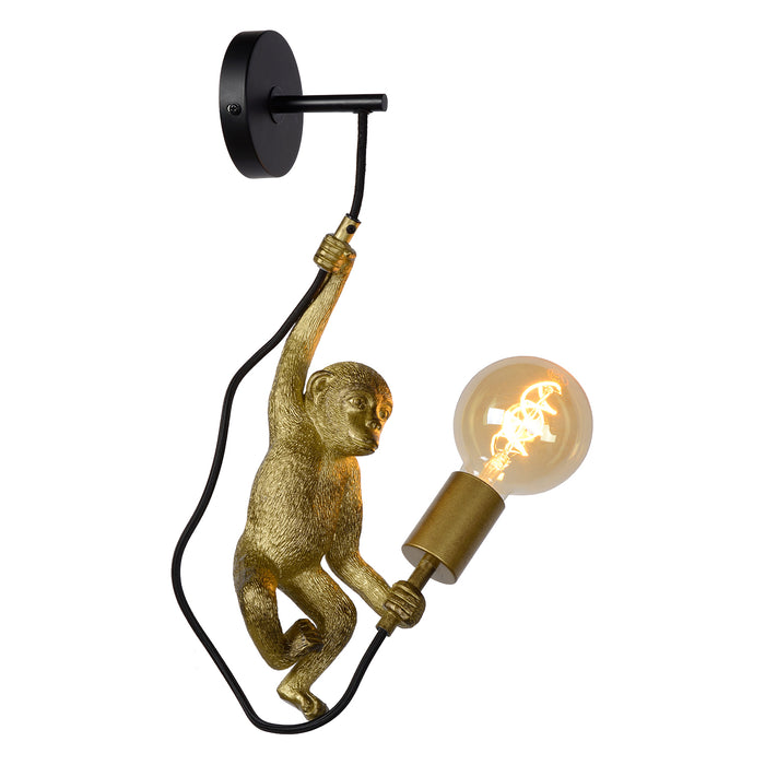 Wandlamp Extravaganza Chimp | Zwart