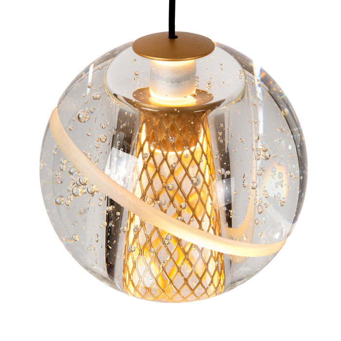 Hanglamp Dilenko | 5 hangend | Goud