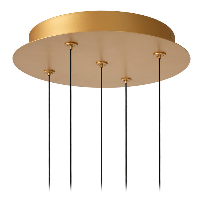 Hanglamp Dilenko | 5 hangend | Goud