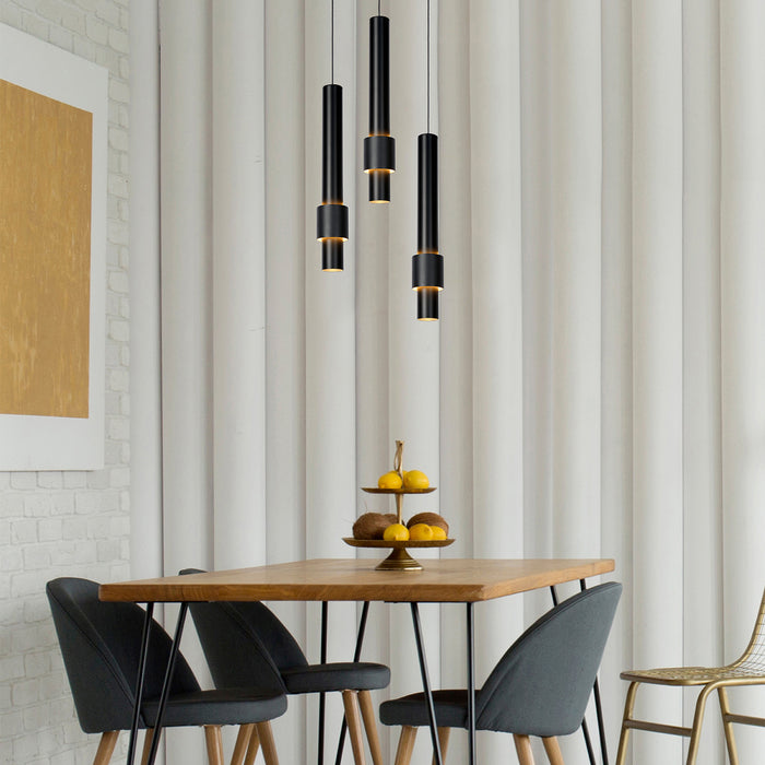 Hanglamp Margary | 3 hangend | Zwart