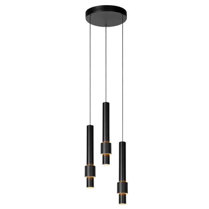 Hanglamp Margary | 3 hangend | Zwart