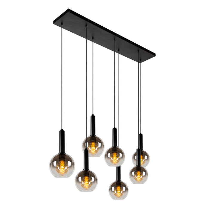 Hanglamp Marius | 7 Lampen | Zwart