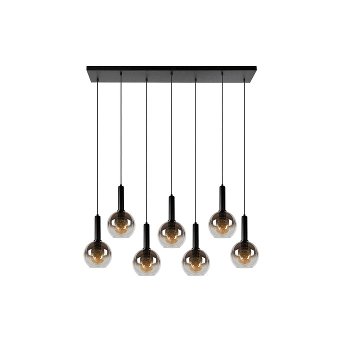 Hanglamp Marius | 7 Lampen | Zwart